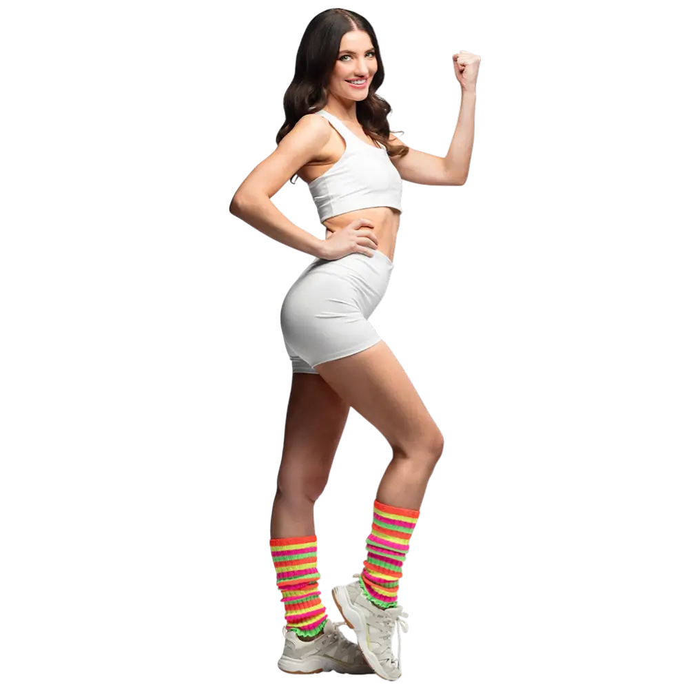 Leggings arco iris - Accesorios disfraces años 80