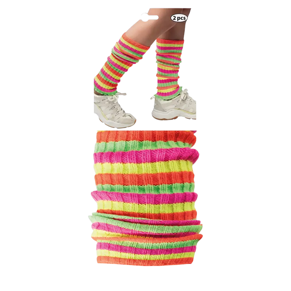 Leggings arco iris - Accesorios disfraces años 80