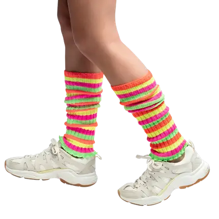 Leggings arco iris - Accesorios disfraces años 80