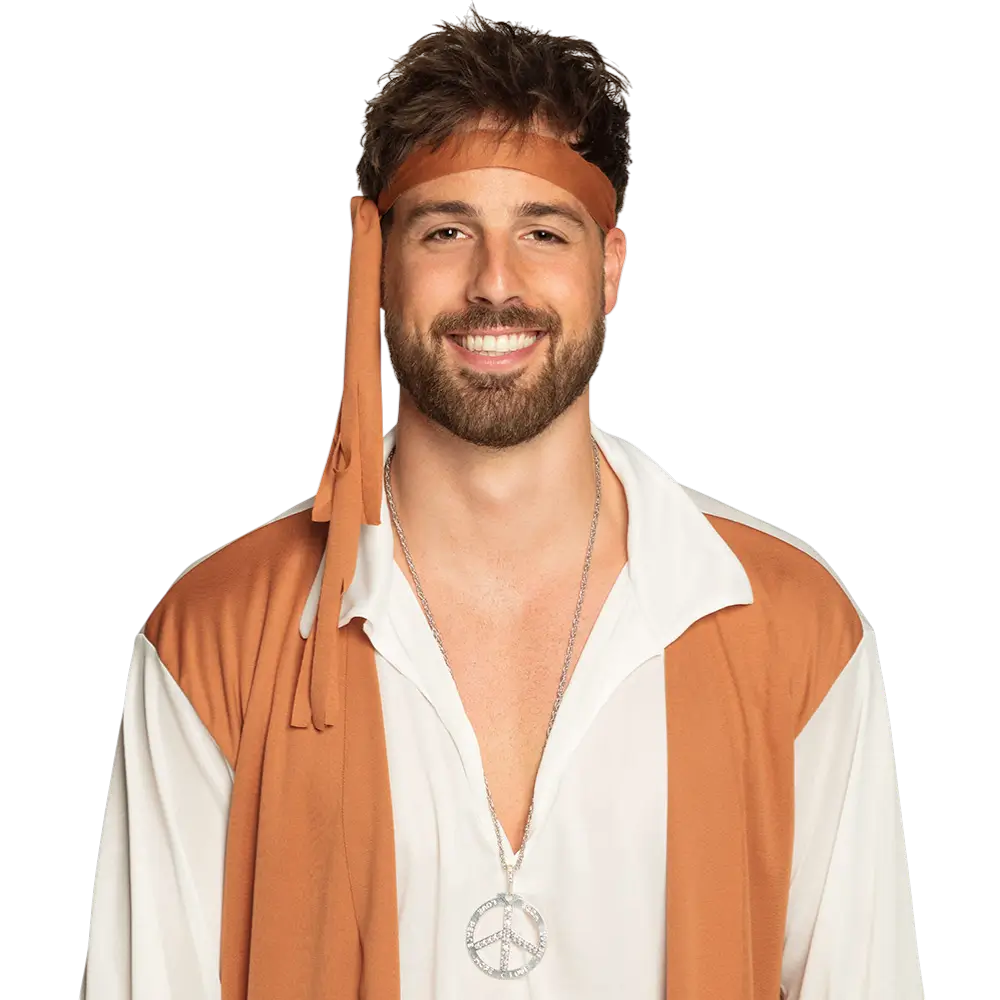 Collar Peace Hippie - Collier Symbole Paix Années 60