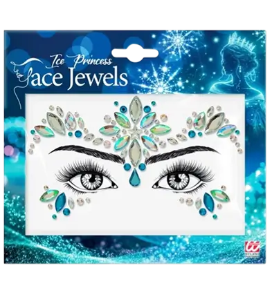 Bijoux Visage Reine des Glaces - Carnaval Cara Strass