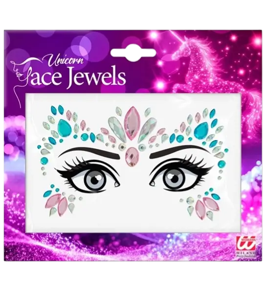 Bijoux Visage Licorne - Strass Cara Niño