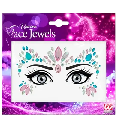 Bijoux Visage Licorne - Strass Cara Niño