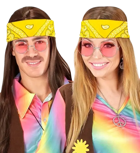 Bandana Vaquera Amarilla 55x55 cm - Western Scarf