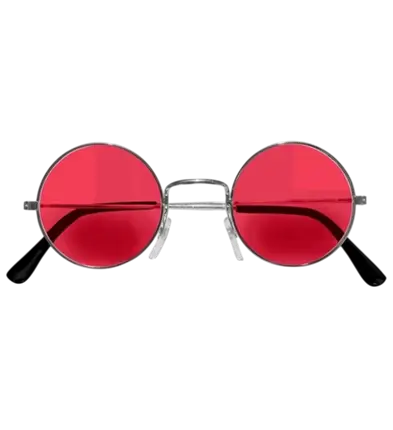 Gafas de Personaje con Lentes Rojas - Gafas Disfraz