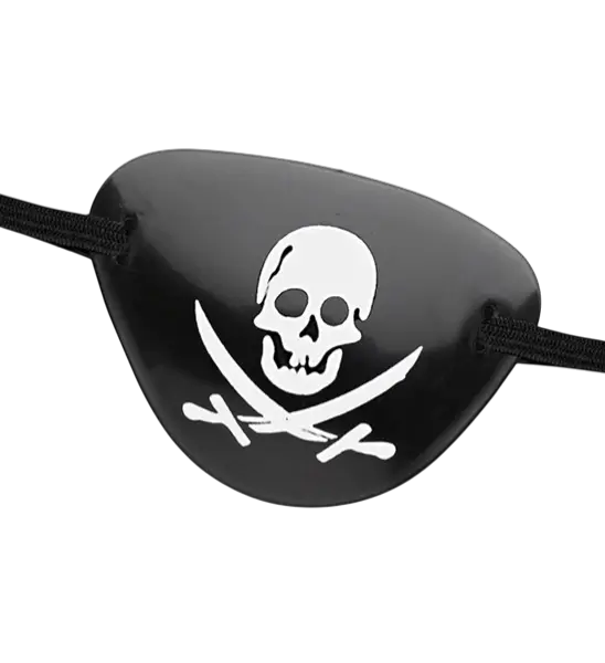 Parche ojo pirata - Accessoire Déguisement Pirate