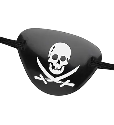 Parche ojo pirata - Accessoire Déguisement Pirate