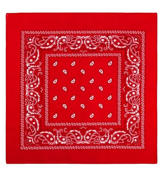 Bandana Vaquera Roja 55x55 cm - Bufanda Western