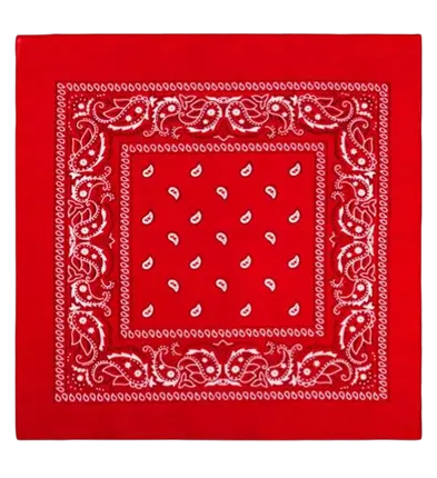 Bandana Vaquera Roja 55x55 cm - Bufanda Western