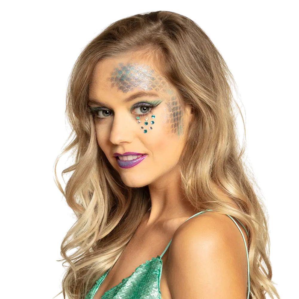 Kit de Maquillaje Infantil Sirena - Maquillaje para Carnaval y Fiestas