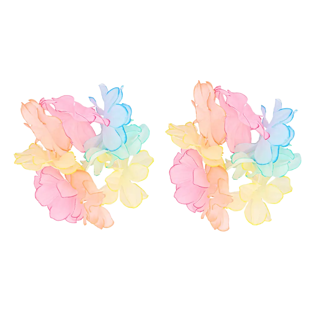 Kit Pastel Hawaiano - Accesorios para disfraces hawaianos