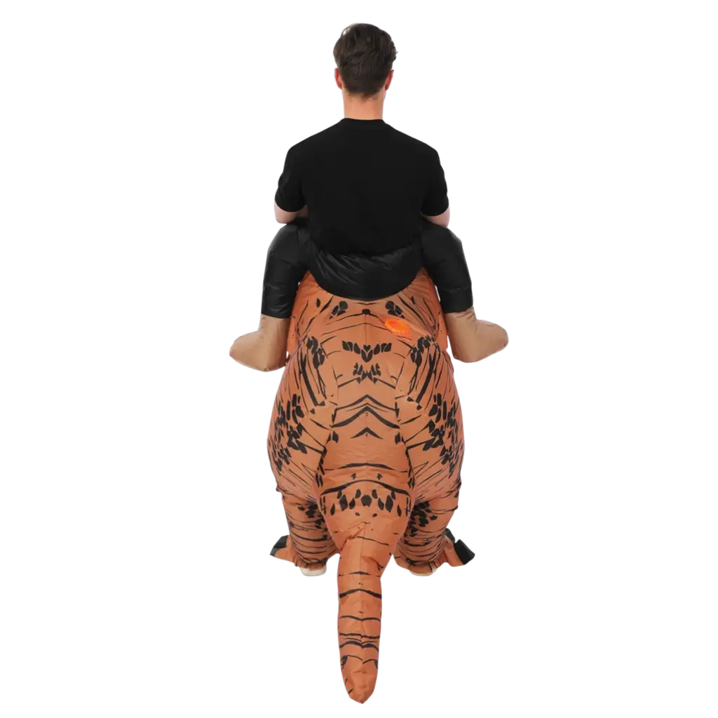 Disfraz de Dinosaurio Hinchable con Jinete para Adulto - Talla Única Disfraz Festivo
