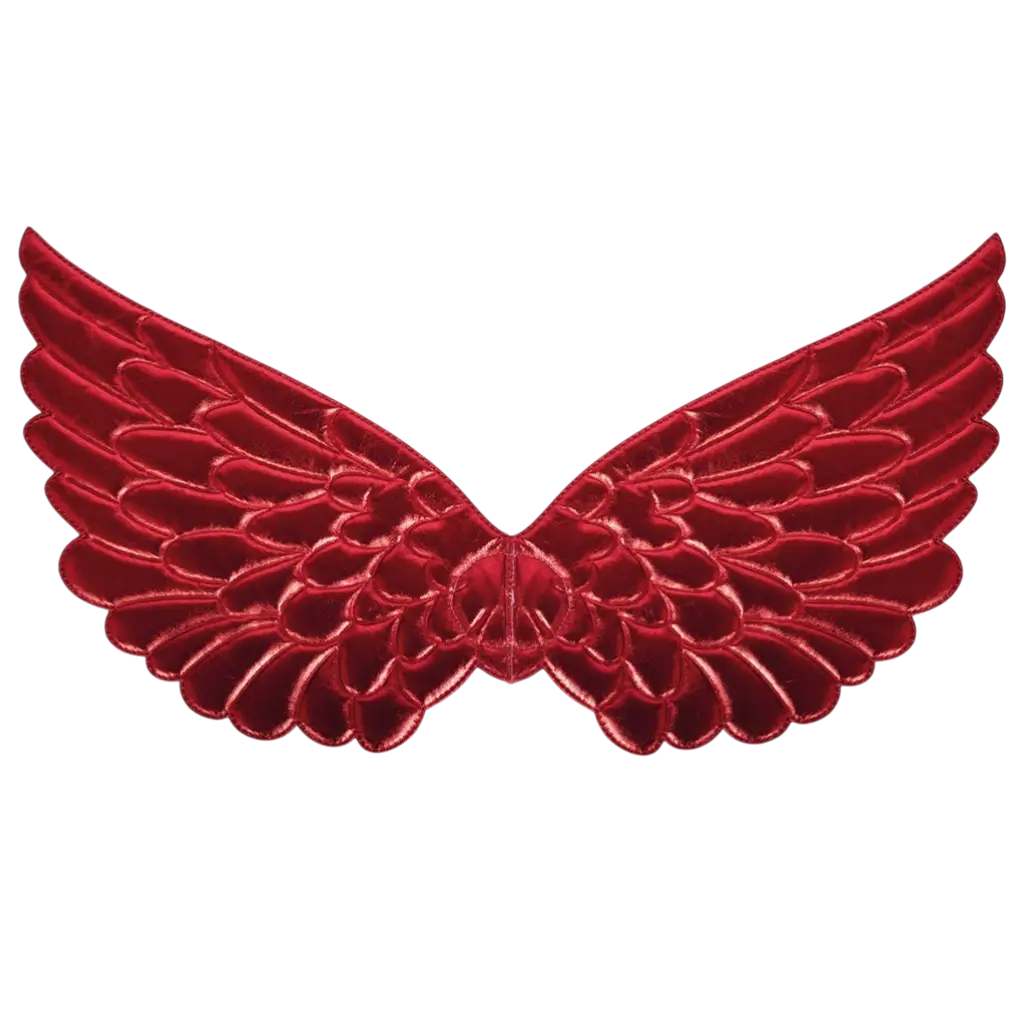 Alas de ángel rojo 62 cm - Accesorios para disfraces de ángel o demonio