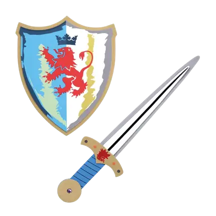 Set de caballero de EVA para niño - Espada y escudo de caballero