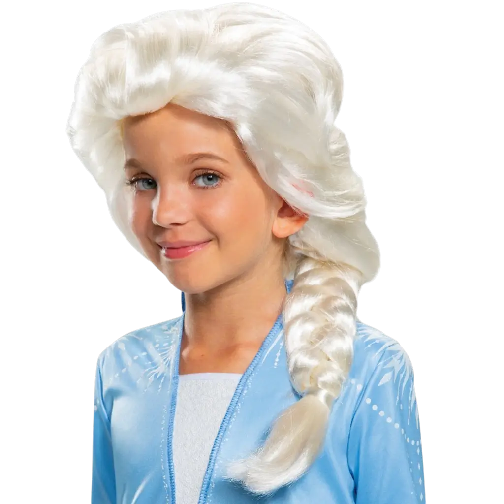 Peluca infantil Elsa Disney™ - Reina de las nieves Accesorios