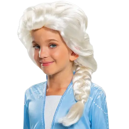 Peluca infantil Elsa Disney™ - Reina de las nieves Accesorios