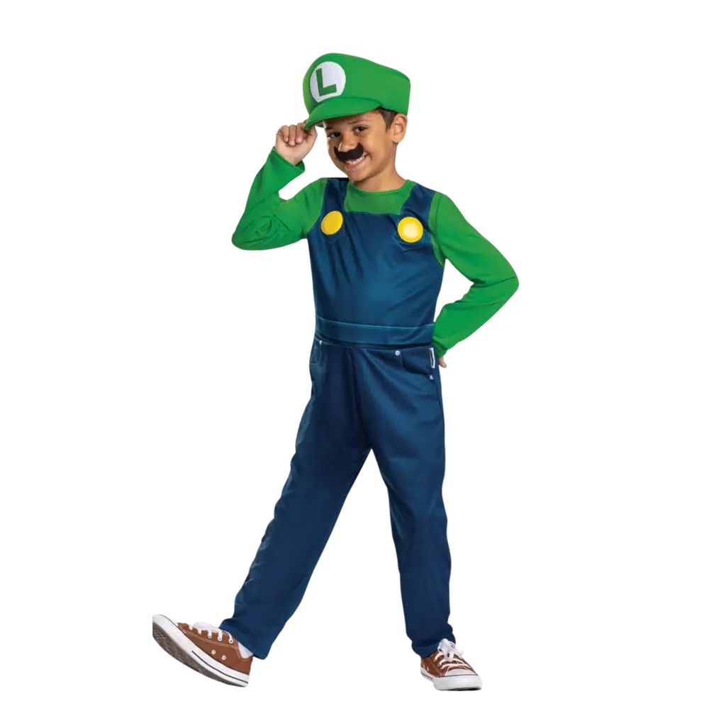 Luigi Super Mario™ Disfraz Niño 7-8 Años