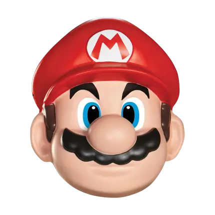 Máscara de Mario Super Mario™ para adulto - Accesorios para disfraces
