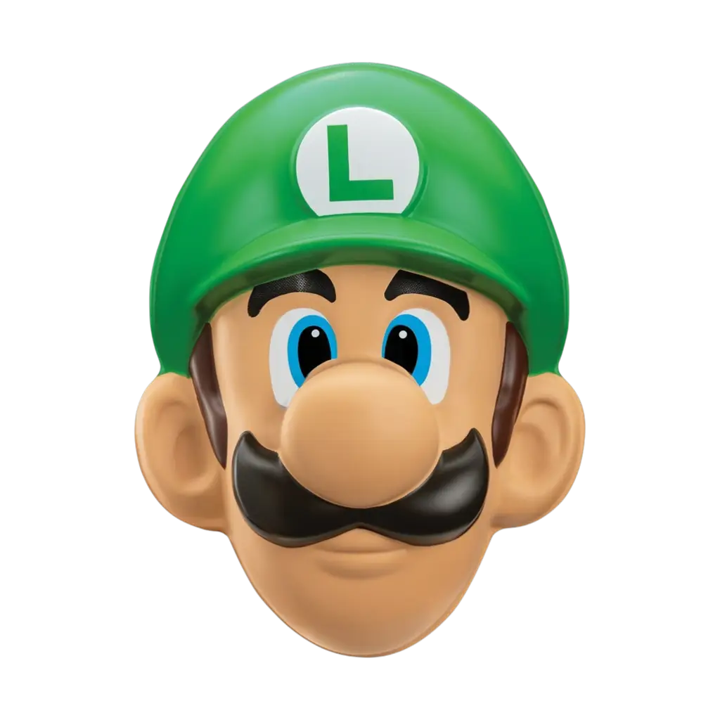 Luigi Super Mario™ Máscara para adulto - Accesorios para disfraces