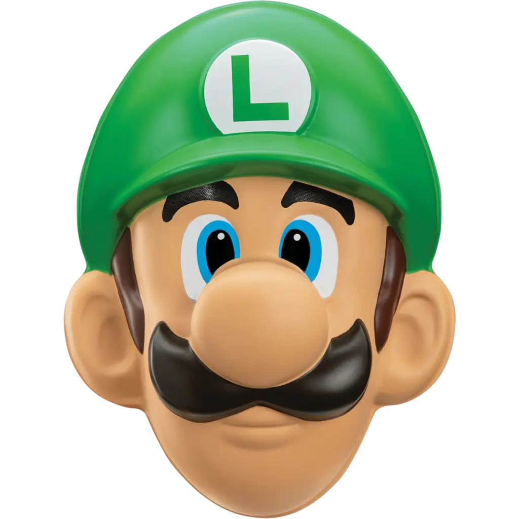 Luigi Super Mario™ Máscara para adulto - Accesorios para disfraces