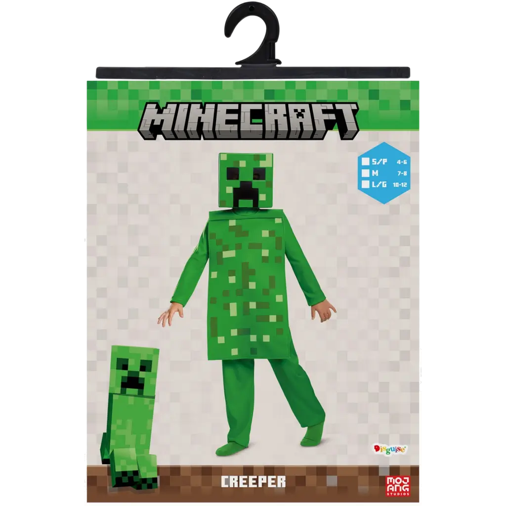 Disfraz infantil Creeper Minecraft™ 7-8 años