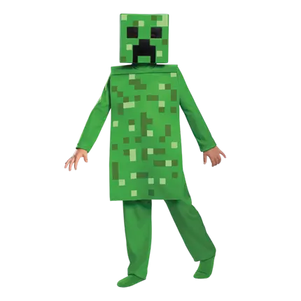 Disfraz infantil Creeper Minecraft™ 7-8 años