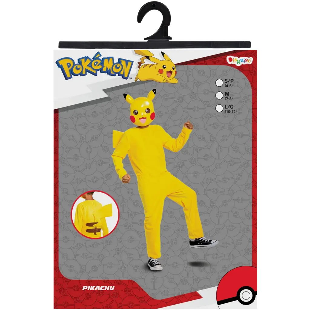 Pokémon™ Pikachu disfraz 7-8 años