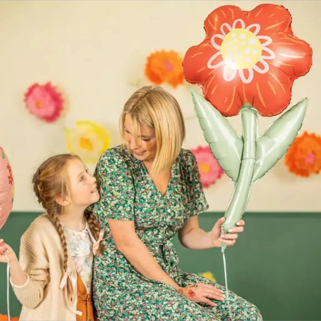 Globo Flor Roja 53x96cm
