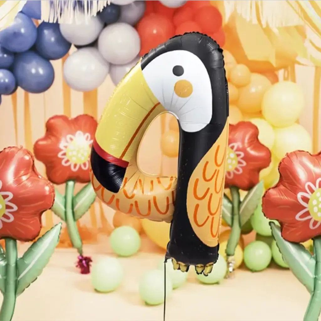 Globo Flor Roja 53x96cm