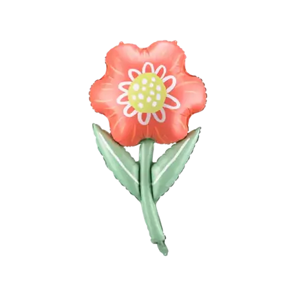 Globo Flor Roja 53x96cm