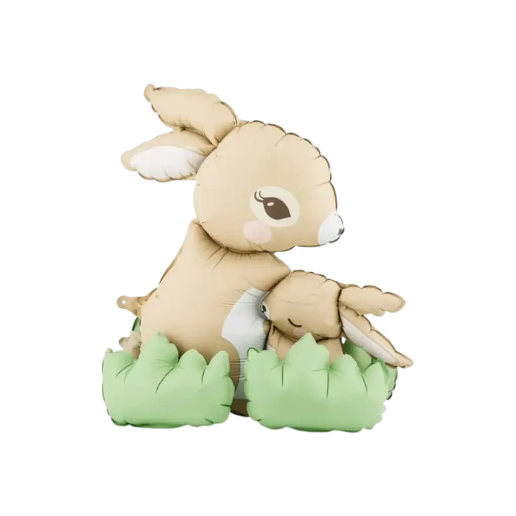 Globo de pie Conejos 51x60cm