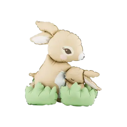 Globo de pie Conejos 51x60cm