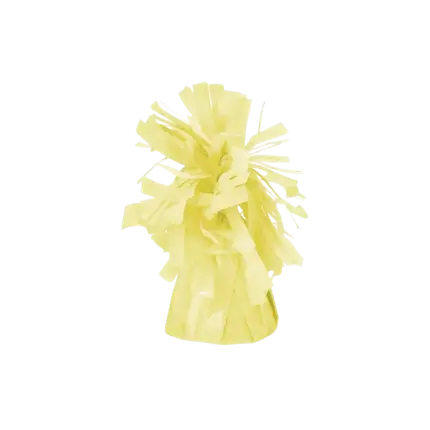 Peso del globo amarillo claro