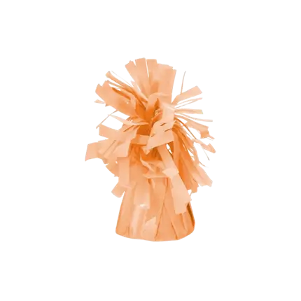 Peso del globo naranja ligero