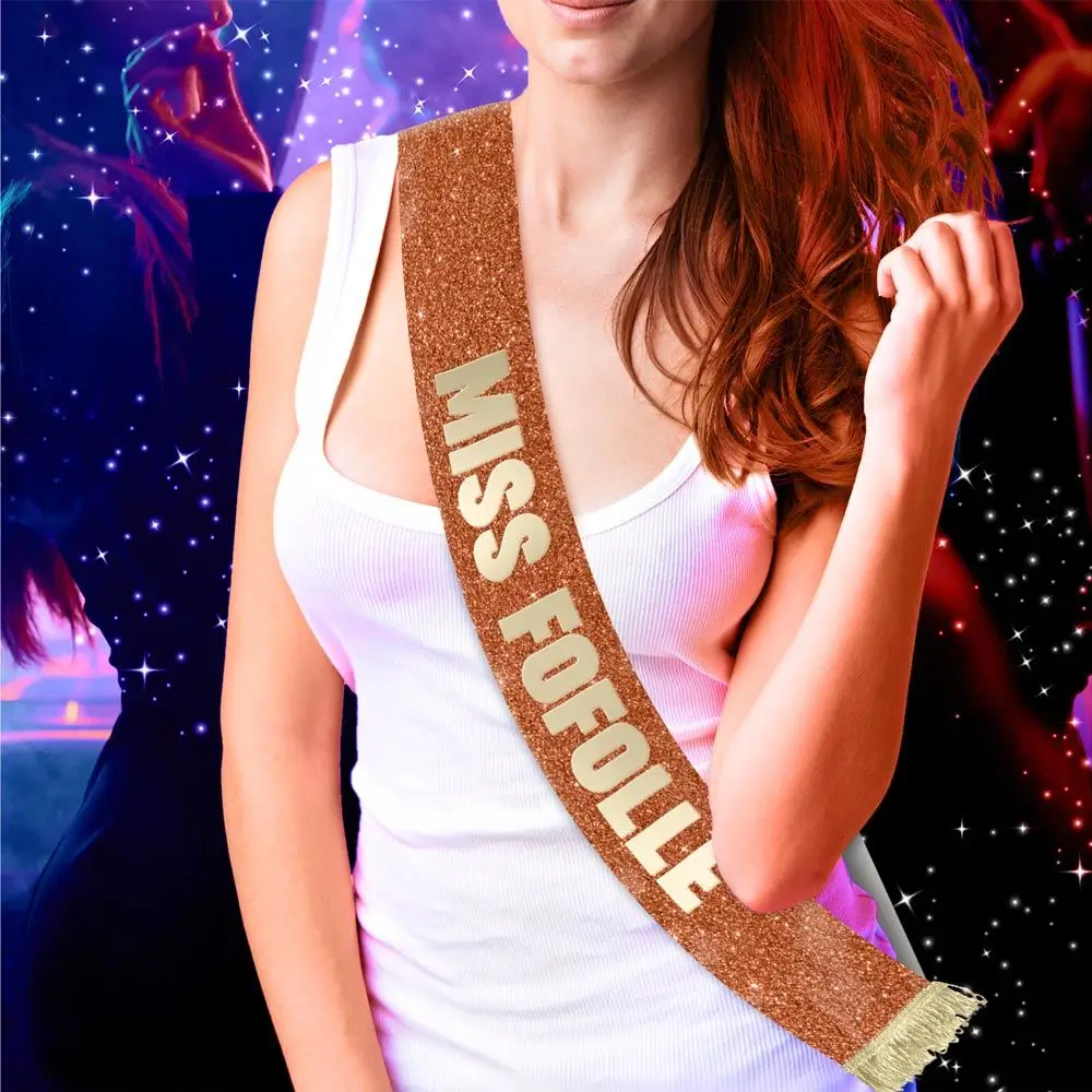 Miss Fofolle pañuelo de lentejuelas - Accesorios EVJF