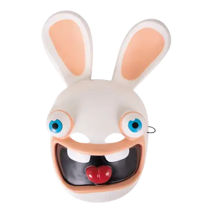 Máscara de plástico Rabbids™ - Accesorios de disfraces infantiles