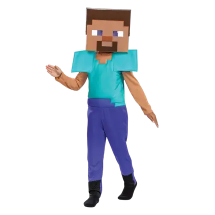 Steve Minecraft™ Disfraz Niño 4-6 Años - Disfraz de Minecraft