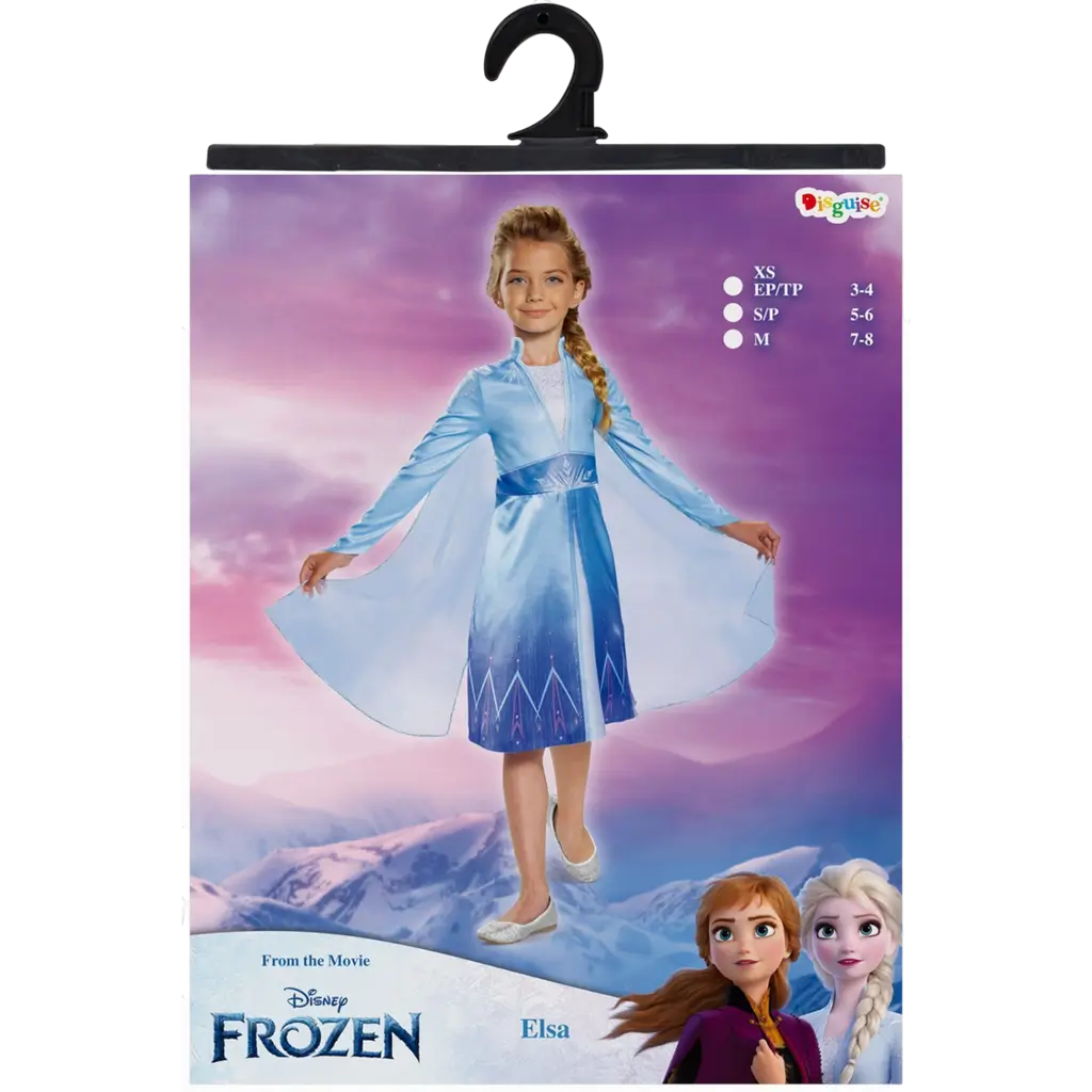 Disfraz de Elsa Disney™ Reina de las Nieves para niños de 3-4 años - Disfraz de princesa