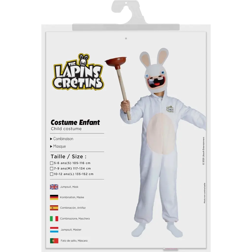 Rabbids™ Disfraz de niño 5-6 años - Disfraz de niño