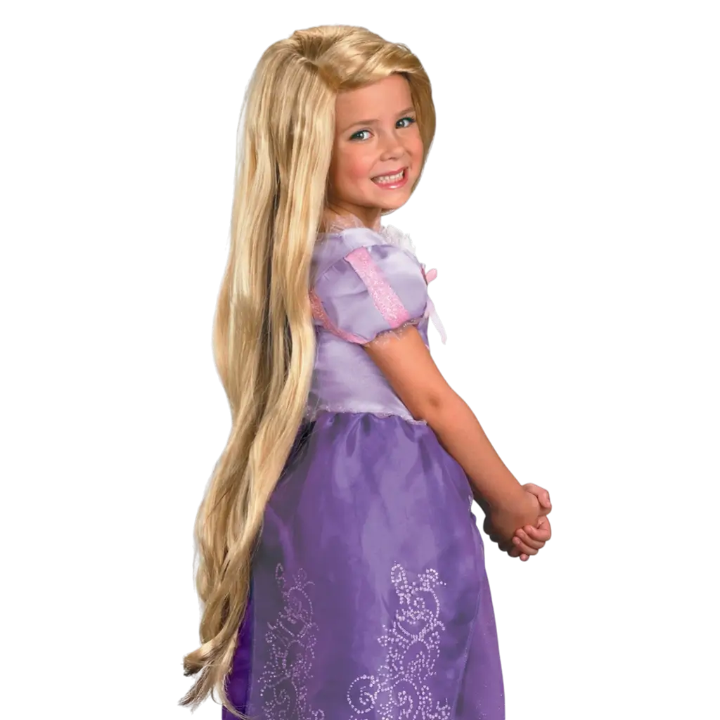 Disney™ Peluca Rapunzel larga para niño - Accesorios de princesa