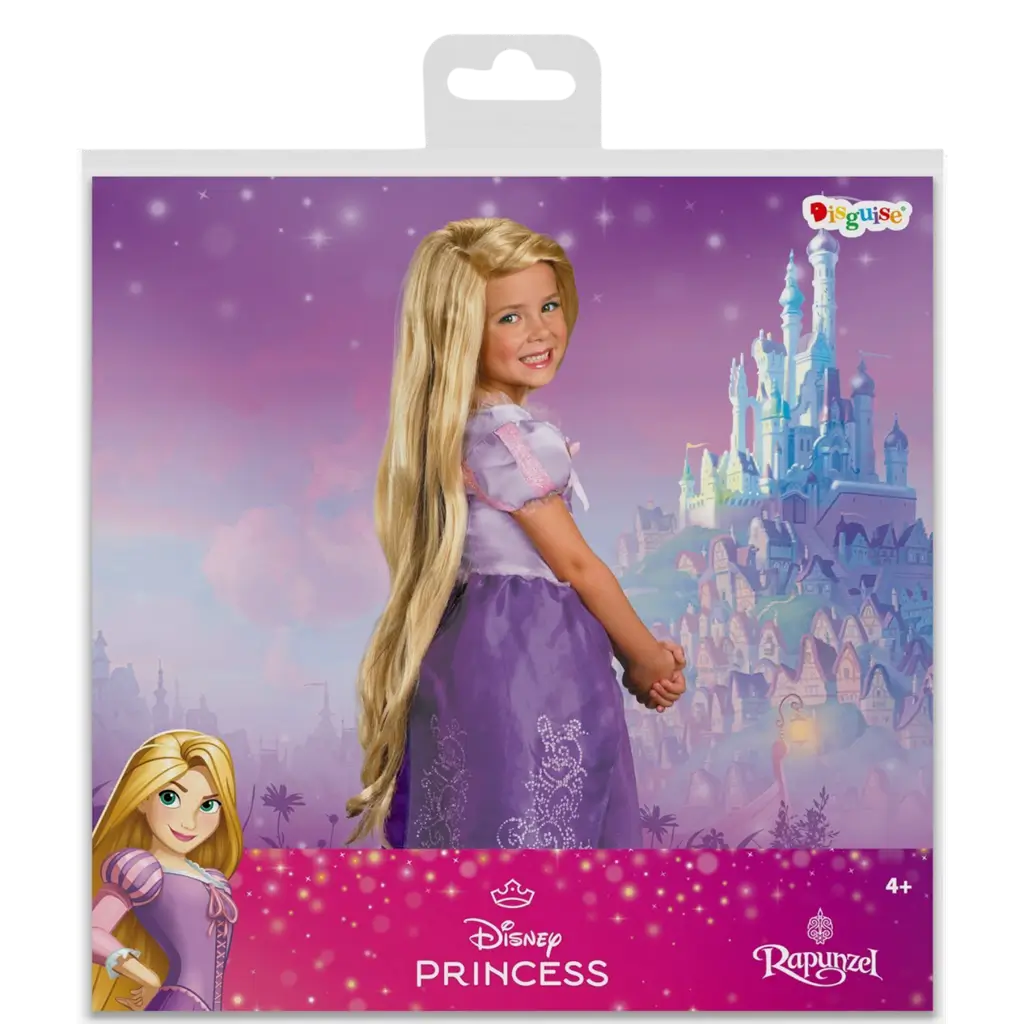Disney™ Peluca Rapunzel larga para niño - Accesorios de princesa