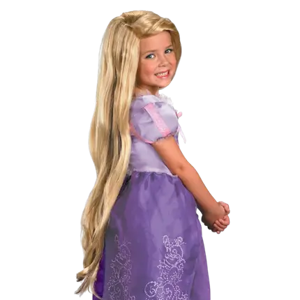 Disney™ Peluca Rapunzel larga para niño - Accesorios de princesa