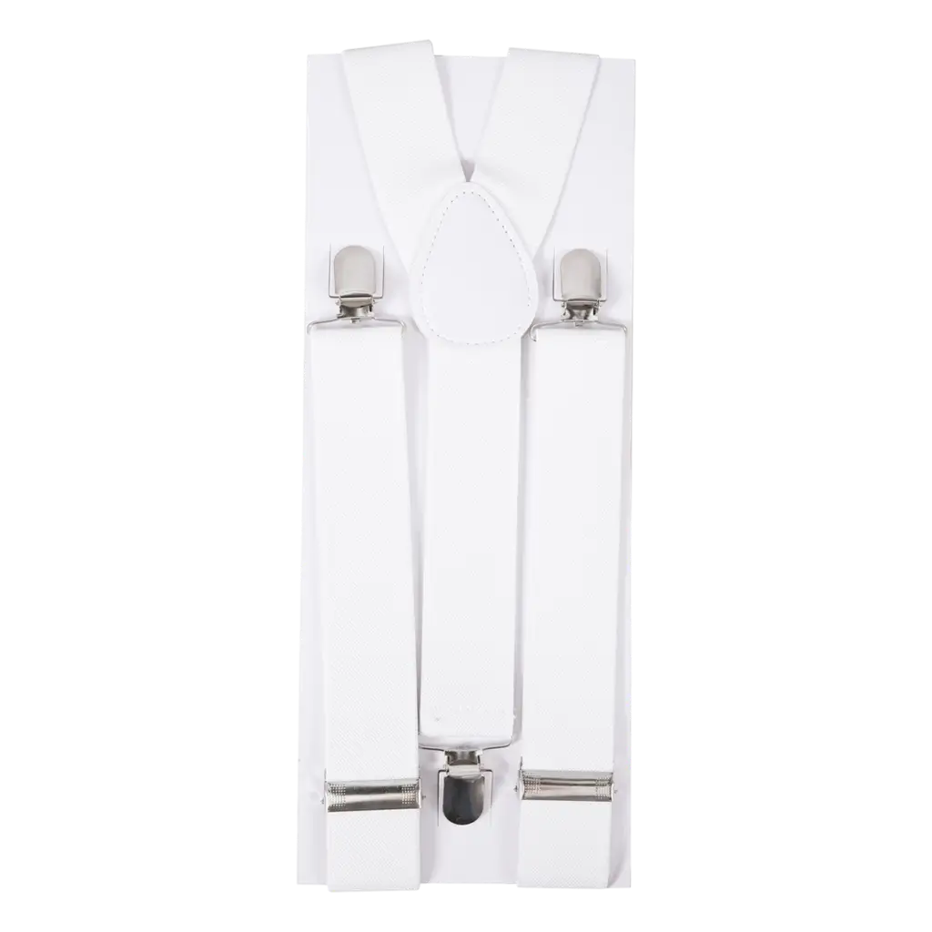 Tirantes blancos - Accesorios de disfraces para adultos