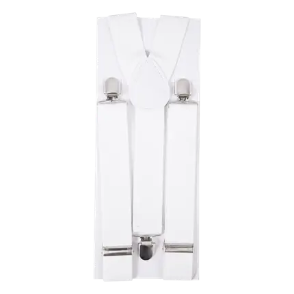 Tirantes blancos - Accesorios de disfraces para adultos