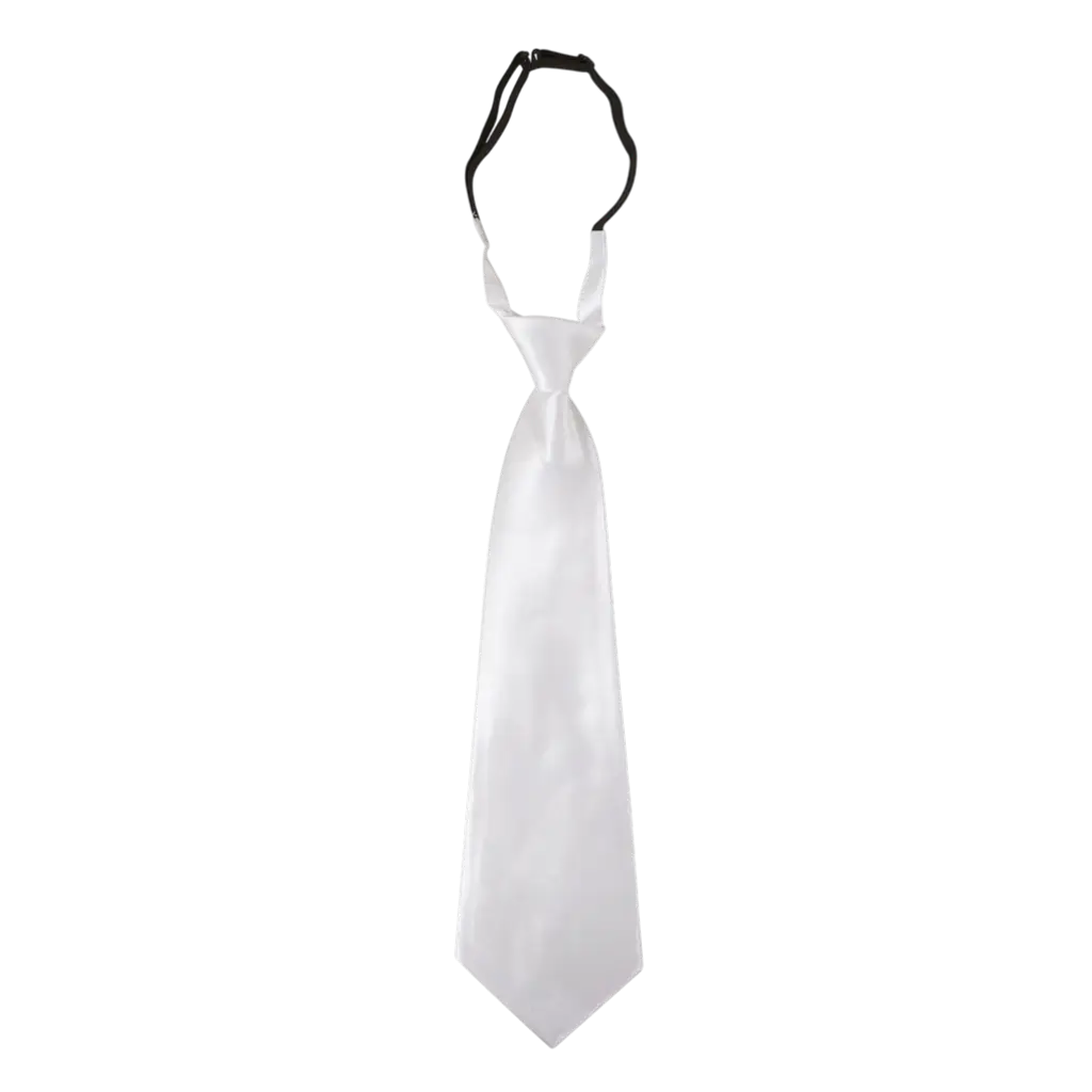 Corbata Blanca - Accesorios Disfraz Adulto