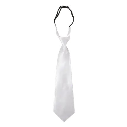 Corbata Blanca - Accesorios Disfraz Adulto