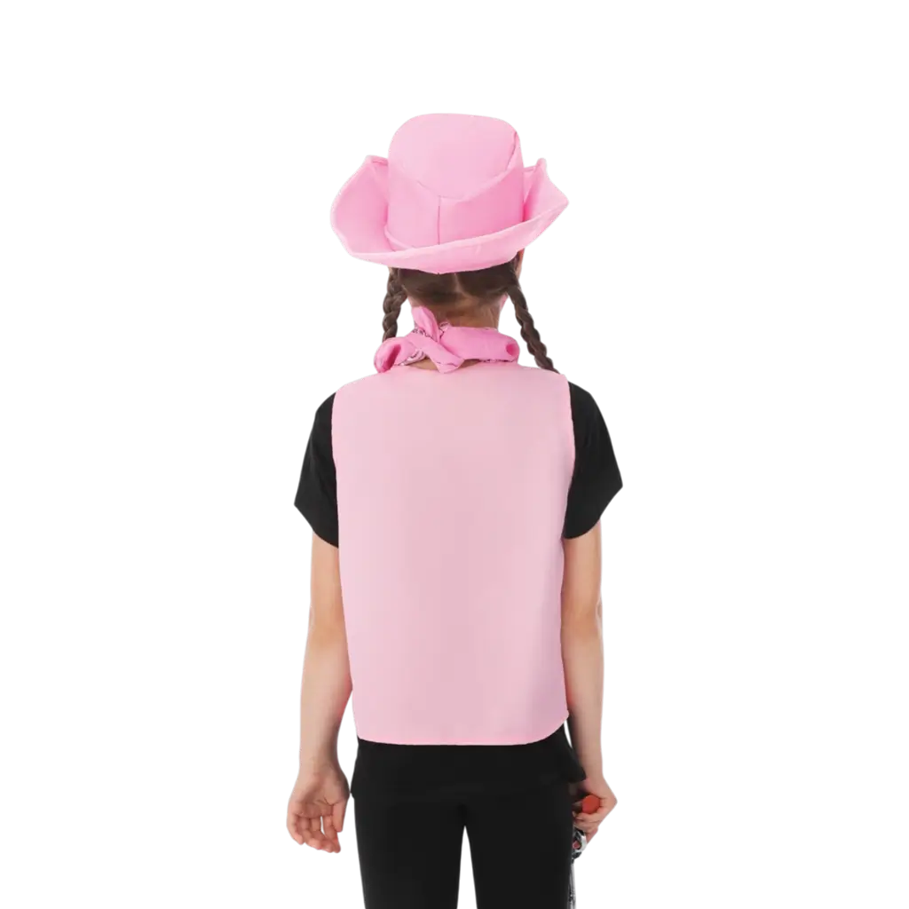 Kit de vaquera para niños Talla única - Accesorios de disfraces del Oeste