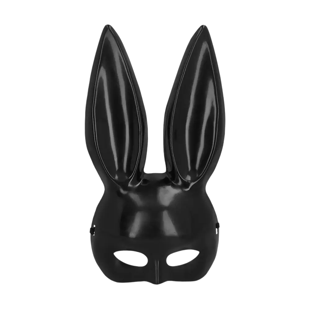 Máscara de Conejo Negro Adulto - Sexy Bunny Mask Halloween Costume Party