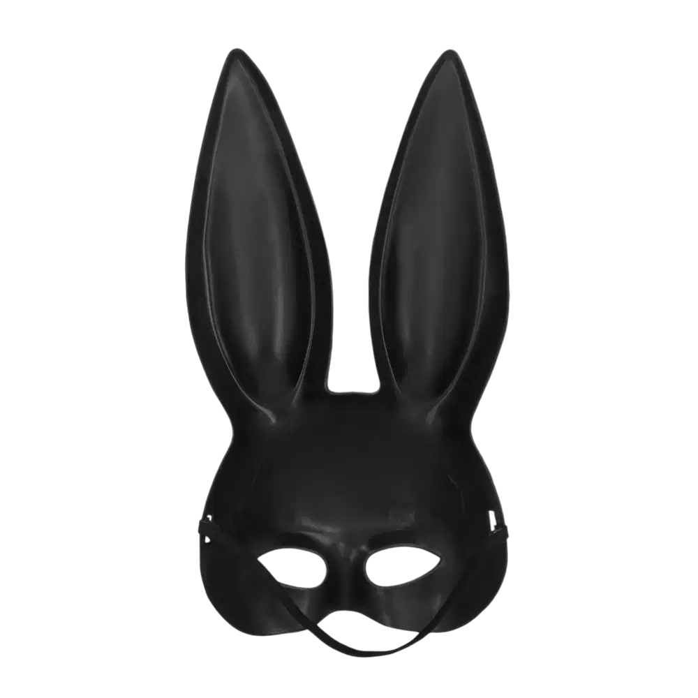 Máscara de Conejo Negro Adulto - Sexy Bunny Mask Halloween Costume Party