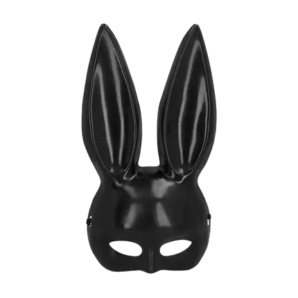 Máscara de Conejo Negro Adulto - Sexy Bunny Mask Halloween Costume Party
